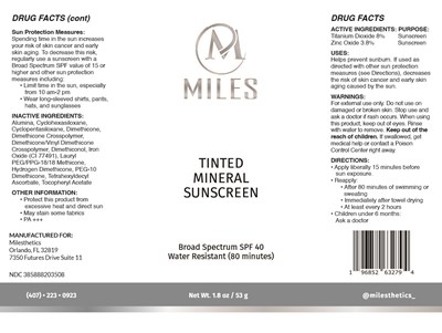 Package Label - miles 203